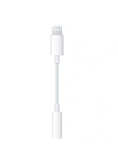 Genuine Apple Lightning to 3.5 mm Headphone Jack Adapter For iPhone 8+ X 11 12 - Picture 2 of 2
