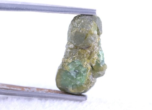 Diamante grezzo naturale 5,30 ct pietra grezza verde diamante non tagliato us... - Foto 4 di 15