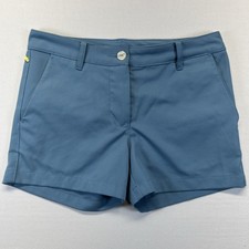 PUMA Girls Dusty Aqua Athletic Shorts Youth Size M 9 10 Lightweight Active