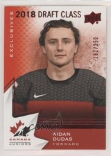 2020 Team Canada Juniors 2018 Draft Class Exclusives /250 Aidan Dudas #91 06sj