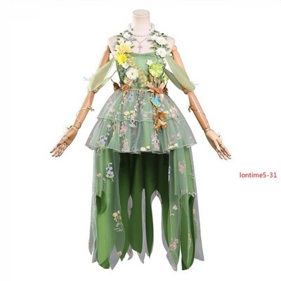 Identity V Gardener Emma Woods Dress Cosplay Costume Party Outfit Backless New