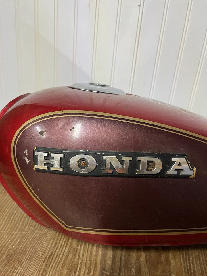 TANQUE DE GASOLINA HONDA 81 1981 CM400A HONDAMATIC CM400 PILA DE COMBUSTIBLE DE GASOLINA Foto 3 de 4