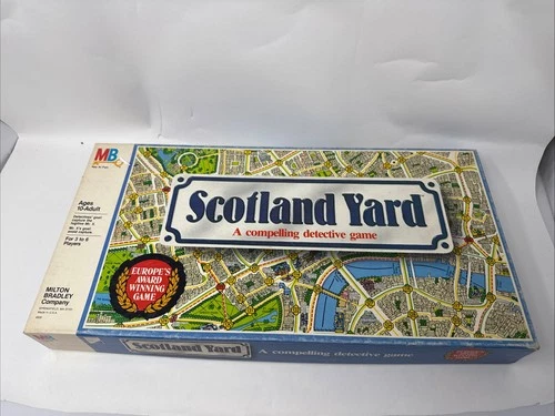 Milton Bradley Scotland Yard Game 1985 Complete Vintage
