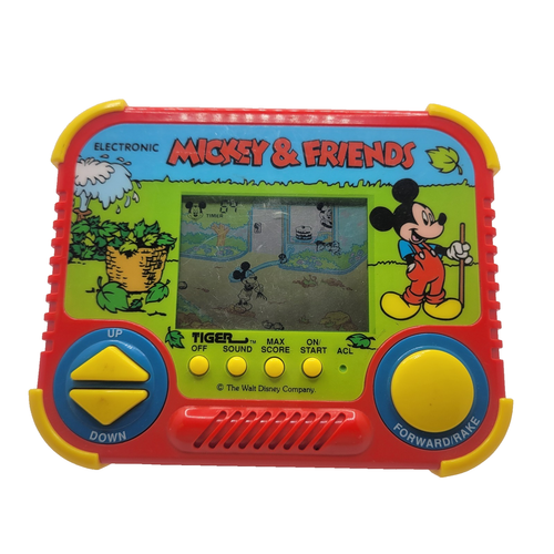 1990 Tiger Electronics Disney's Mickey And Friends Handheld Game Tested Working