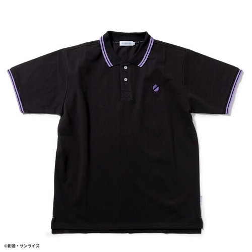 STRICT-G BASIC "Mobile Suit Gundam GQuuuuuX" Pomeranians Black Polo Shirt PSL