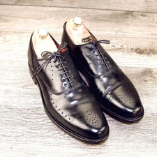 Allen Edmonds WEYBRIDGE Dress Oxford  9 B Narrow  Black * add $15 new Trees