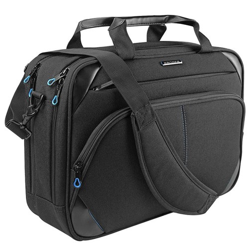 Laptop Bag 15.6 Inch Briefcase Messenger Bag Water Repellent Computer Case Sh...