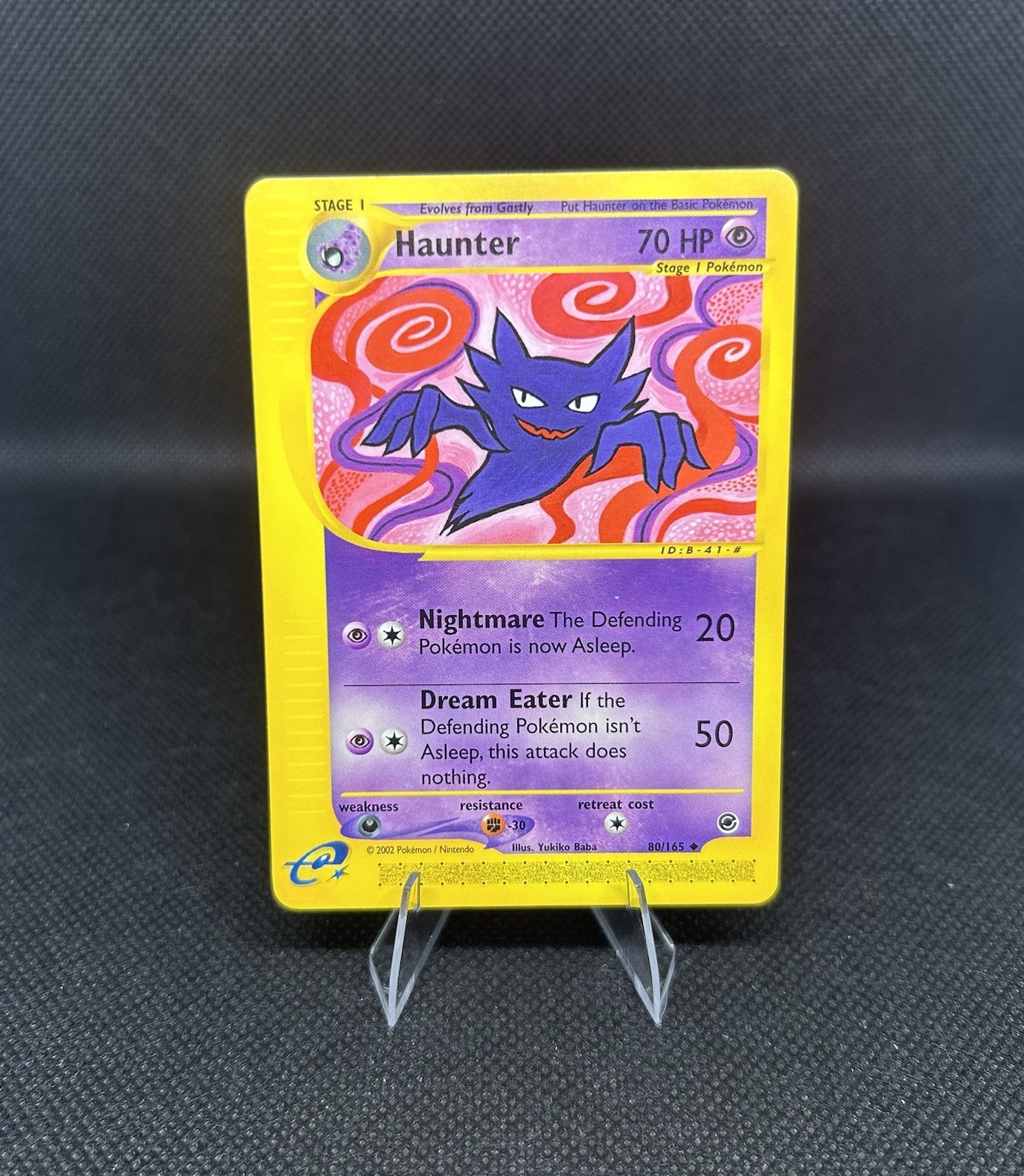 Pokemon -Haunter 80/165 - Uncommon - Expedition - Mint