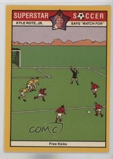 1976 Bel-Art Superstar Soccer Colonial Bread Kyle Rote Jr Free Kicks #13 0b6