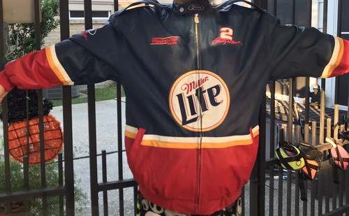 Rusty Wallace Miller Lite NASCAR Leather Bomber Jacket Ford Racing Size XXL - Bild 10 von 11