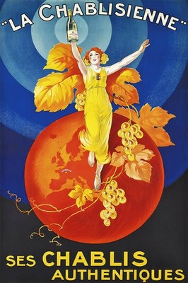 359300 La Chablisienne Ses Chablis French Wine Vintage Nouveau Poster