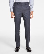 Michael Kors Mens Classic fit Dress Pants 33 / 30 Grey Blue Stretch