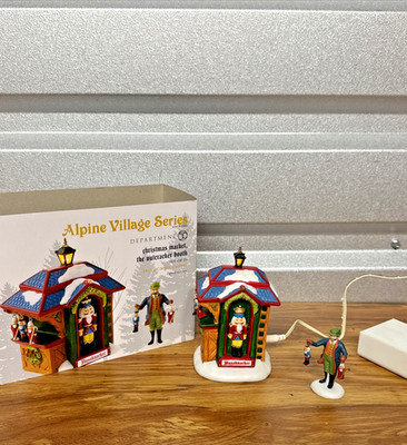 Dept 56 Alpine Village Christmas Market The Nutcracker Booth 4016898 w/ Box