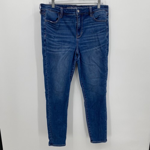 American Eagle Jeans Next Level Stretch Hi Rise Jegging Blue Size 16 Womens - 第 1/12 張圖片