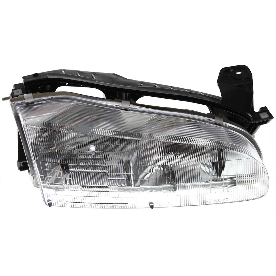 Left and Right Headlights For Geo Prizm 1993-1997 Halogen with Bulb(s) Base LSi - Image 2 of 4
