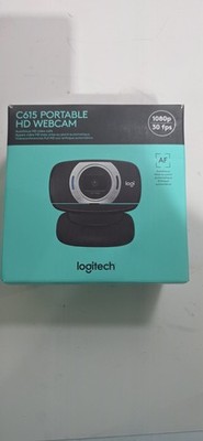 Logitech C615 Portable USB HD Webcam - 1080p 30fps - Autofocus HD Video Calls