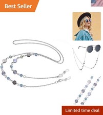Glasses Eyeglass Chain Strap Holders around Neck for Women, Stylish Eye Glass...