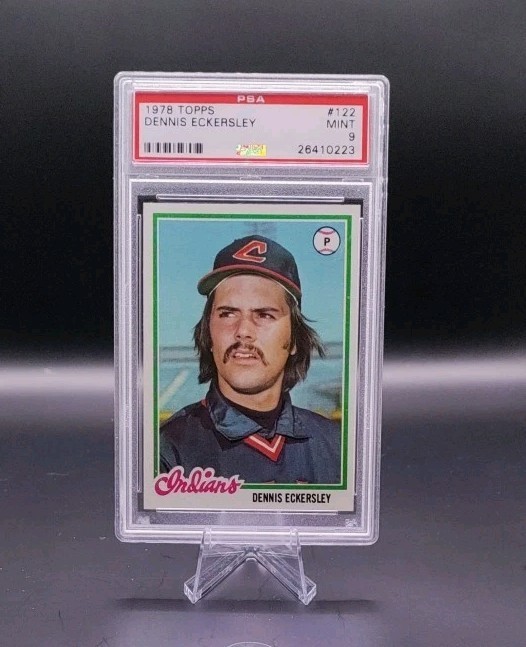 🔥 1978 Topps - Dennis Eckersley #138 - Cleveland Indians - (HOF ) PSA 9 🔥