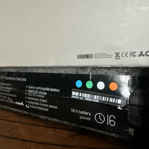 Teenage Engineering OP-1 portable Synthesizer Used less than 4 hours - Picture 3 of 14