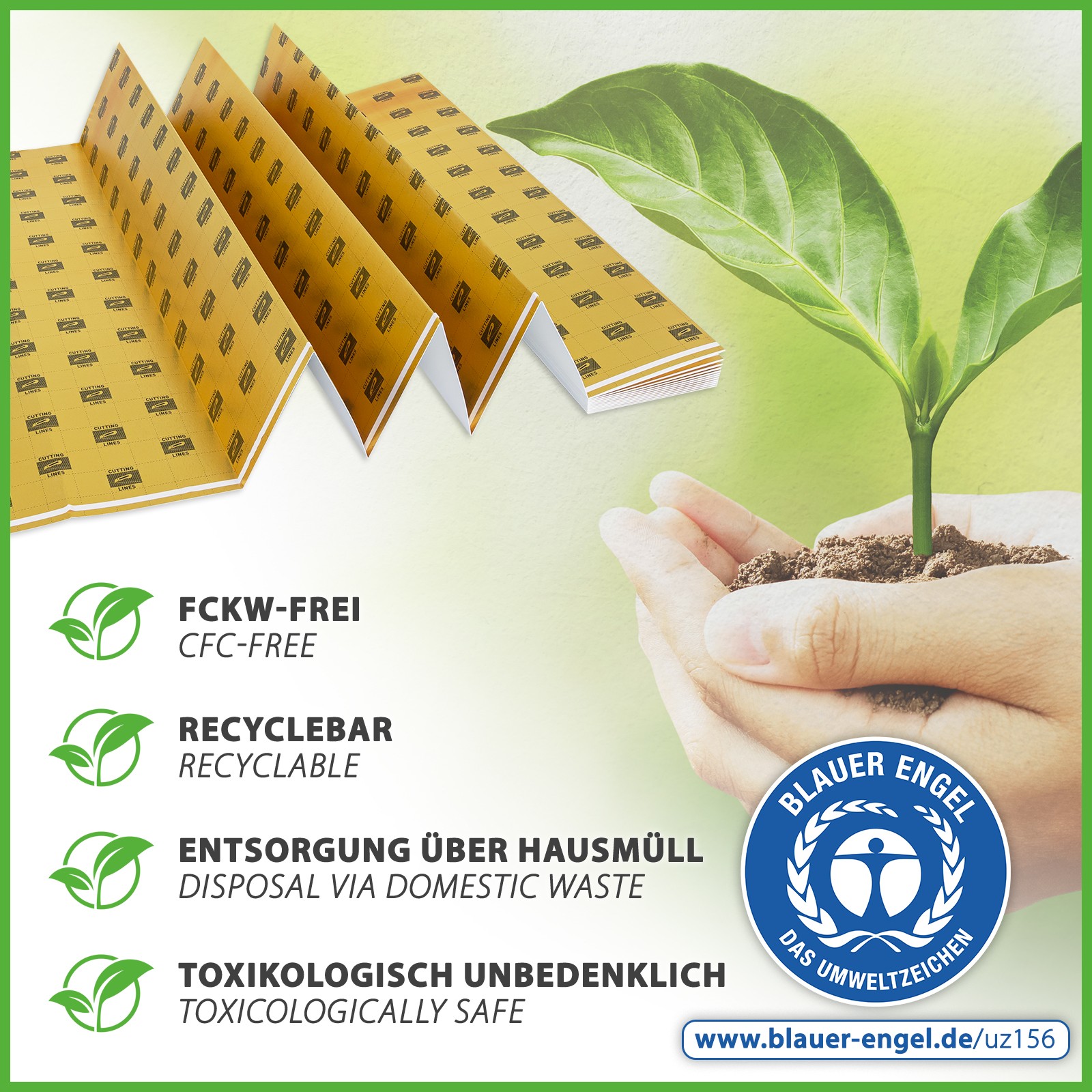 Trittschalldämmung 1,5mm Vinyl Unterlage Dämmunterlage AquaStop Druckfest 6,25m²