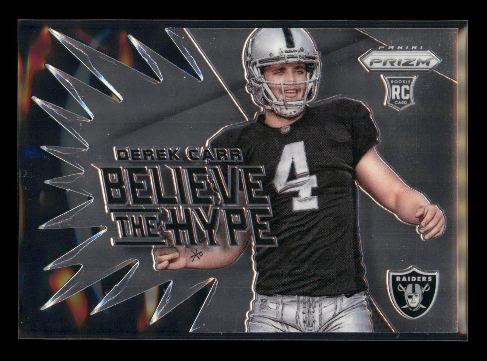 2014 Panini Prizm #BH15 Derek Carr Believe The Hype