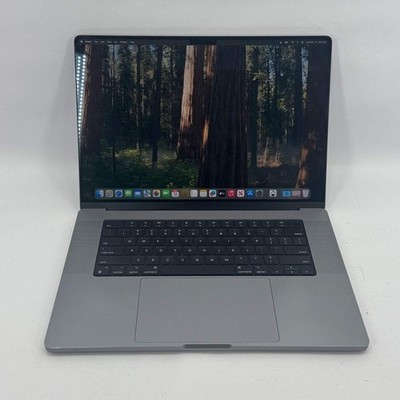 2021 Apple MacBook Pro 16'' M1 Max 10C-CPU 24C-GPU 3.2GHz 64GB RAM 1TB SSD A2485