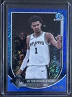 2025 Bowman Victor Wembanyama Chrome Blue Shimmer Refractor /150 #BCV-143 Spurs