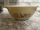 Vintage Pyrex 442 1.5L Forest Fancies Mushrooms Cinderella nesting mixing bowl