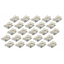 3/16 Brake Fuel Tube Set .187 Wrap Around Line Clamp Clip 25 Pack Galvanized