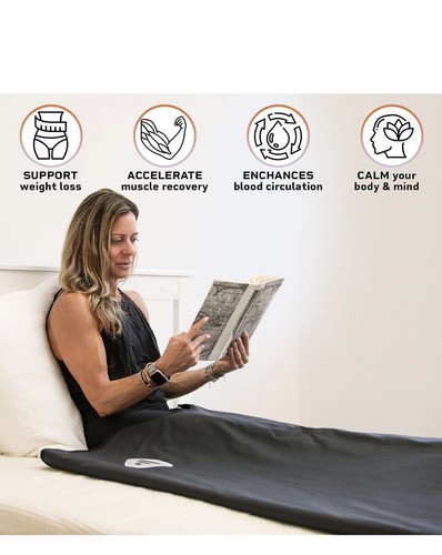 LifePro Far Infrared Sauna Blanket - Portable Infrared Sauna for Home Relaxation - Picture 8 of 12