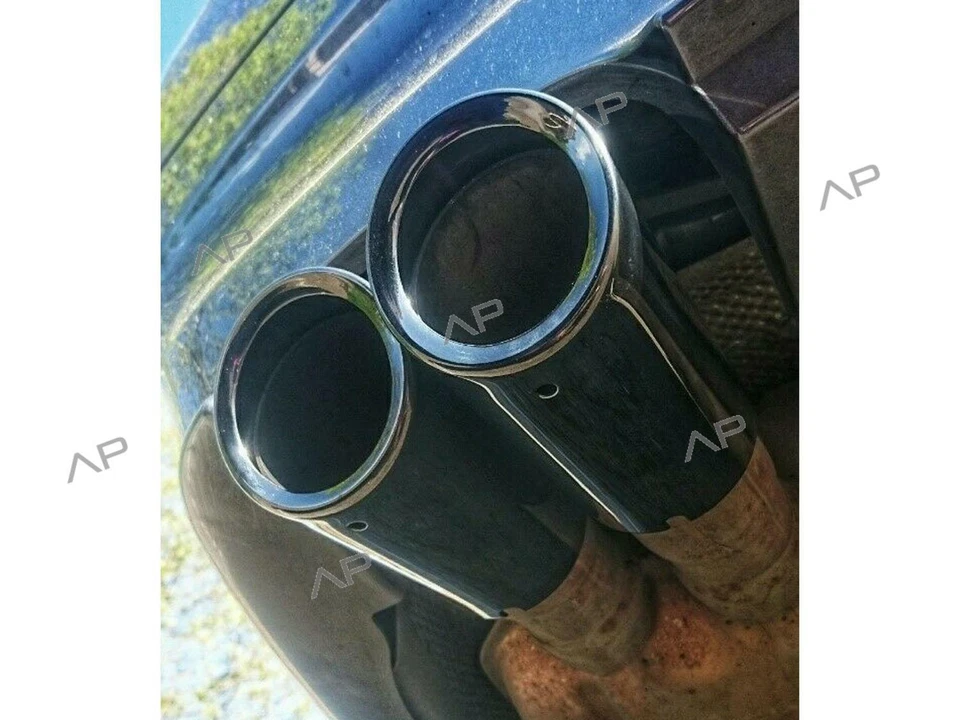 2x 68 mm negro embellecedor de tubo de escape para VW GOLF VI 6 Golf 7 VII Variant - Imagen 4 de 4