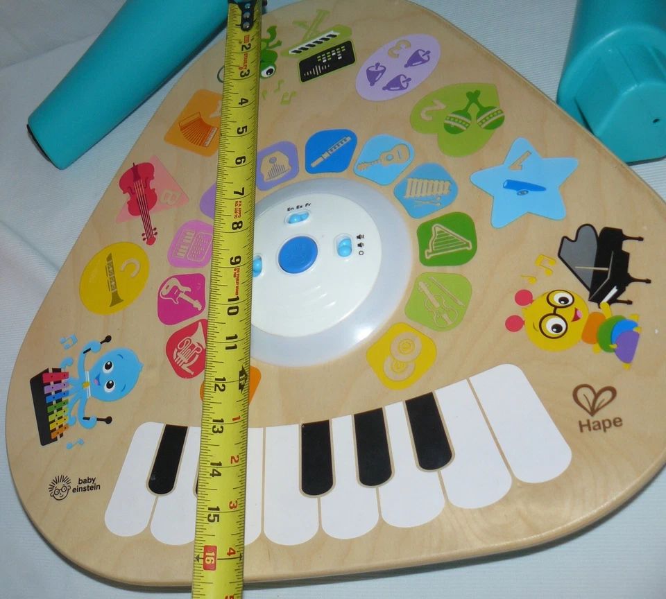 Hape Baby Einstein Clever Composer Tune Table 3 Languages 300 Melodies & Sounds - Image 4 of 4