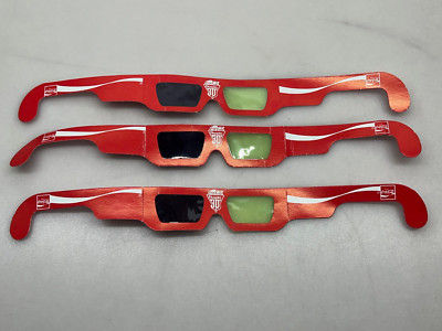 3 Vintage Coca Cola 3D Movie Glasses from 1987 Free Shipping