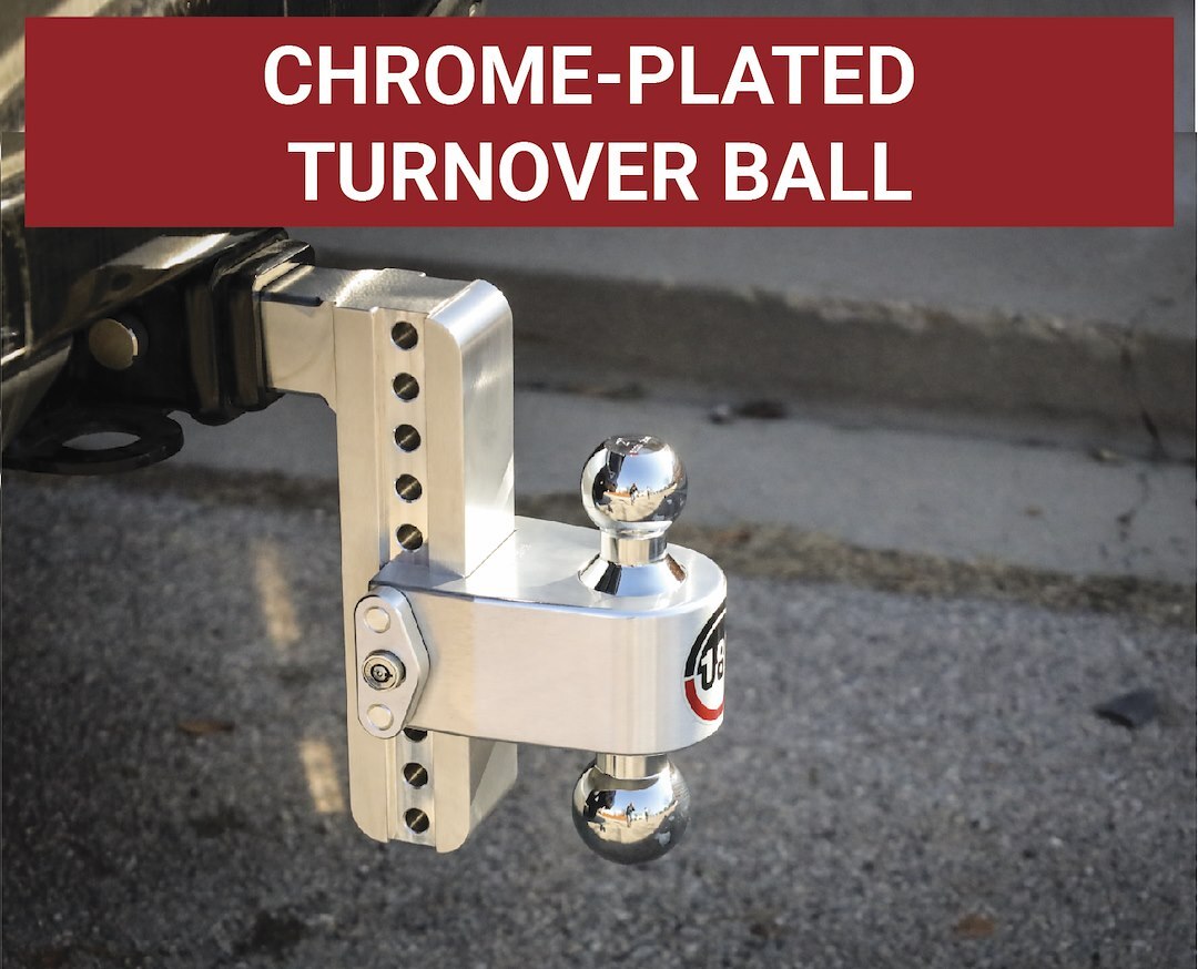 Weigh Safe CTB6-2 2 Inch Receiver Trailer Hitch Ball Mount