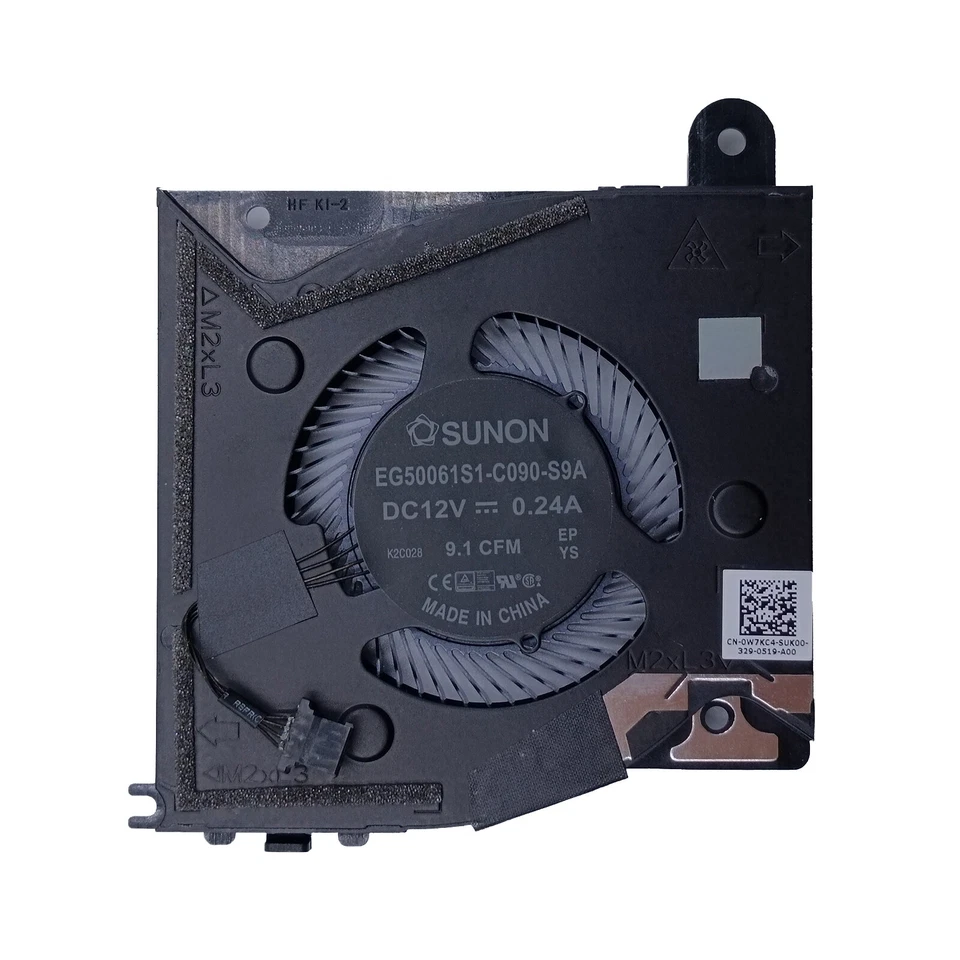 Cooling Fan EG50061S1-C090-S9A DC12V For Alienware X17 R1 0W7KC4 DC28000UJSL - Image 2 of 4