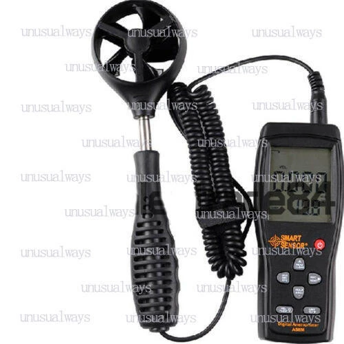 1PCS AS856 Smart Sensor Air-flow Anemometer 0.3~45m/s with USB