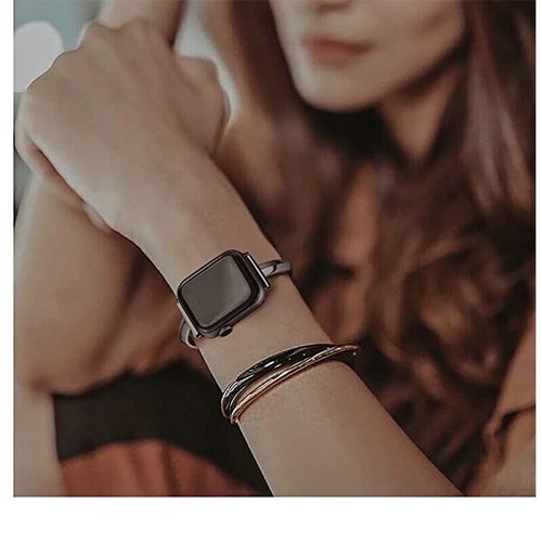 CORREA DE RELOJ APPLE ACERO INOXIDABLE 10/9/8/7/6/5/4/SE ULTRA 1/2 MULTICOLOR LUJO - Imagen 6 de 26