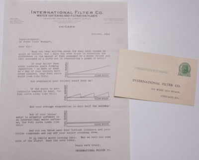 1926 Lamson Goodnow International Filter Co Chicago IL Post Card Ephemera L503A