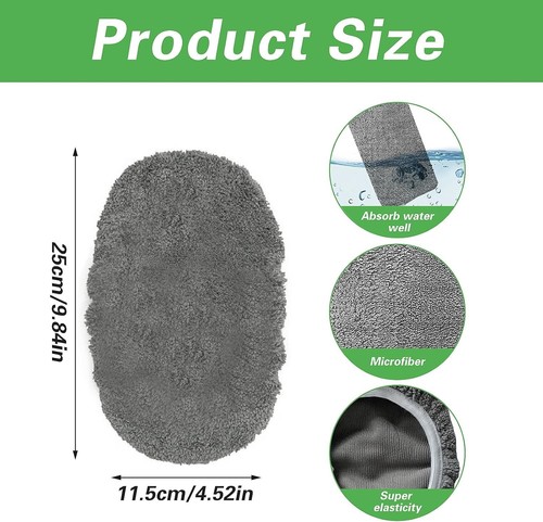 Feuchte Bodentücher Mikrofaser 25,4x11,5cm 8Stück für Bodenwischer SPA Reinigung - Bild 4 von 10