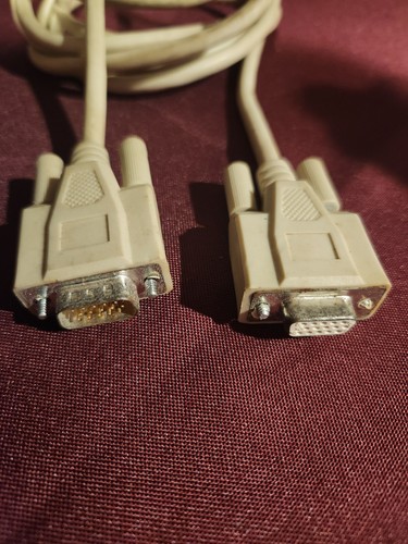 VGA Male to Female Extension Cable 10 feet 10 Foot 10 ft For TV PC Monitor SVGA - Zdjęcie 2 z 2