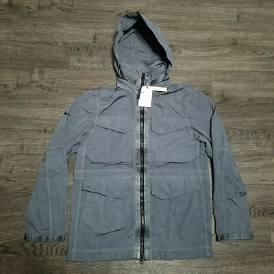 NIKE Tech Pack High Density M65 Jacket Mens XS Xtra Small Grey Black Nylon