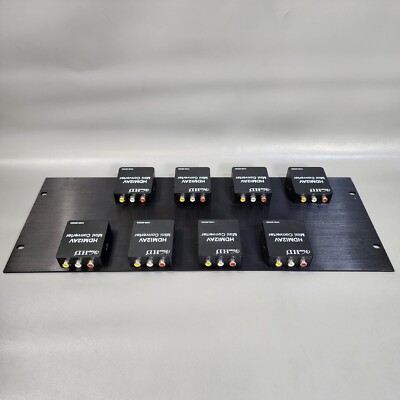 View HD VHD-MH2A HDMI Video Converter Lot of 8 Middle Atlantic 4U Rack Panel 