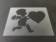 Valentines 18 Stencil 10mm or 7mm Thick, Crafts, Heart, Love, Cupid, Card