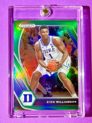 rare zion williamson cards 2019-20 Hoops Premium Stock Rookie Special Shimmer #1  Basketball Card Guy Super Rare 1/1 Zion Williamson
