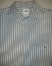 LACOSTE VINTAGE LONG SLEEVE MEN'S SHIRT SIZE 44 - PRE OWNED