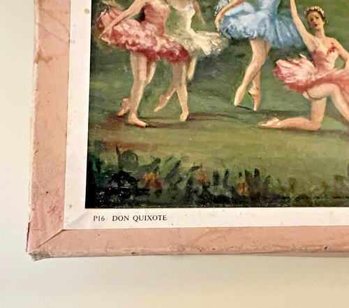 MOVING SALE! Vintage Victory plywood puzzle, Don Quixote Ballet, 1950s/60s, used - Picture 5 of 12