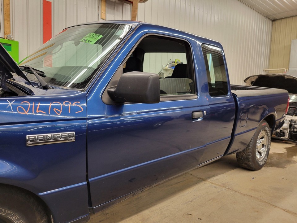 04-11 FORD RANGER DRIVER LEFT REAR SIDE DOOR ASSEMBLY VISTA BLUE PAINT ...