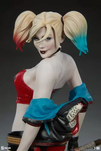 HARLEY QUINN~"HELL ON WHEELS'~PREMIUM FORMAT FIGURE~LE 2000~SIDESHOW~MIBS
