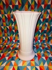 VASE WHITE HOMER LAUGHLIN FIESTA 9 5/8" MEDIUM NEW FIESTAWARE