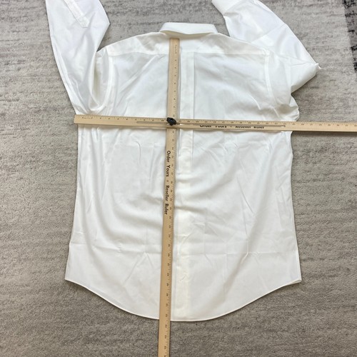 Brooks Brothers Oxford Button Shirt 16.5 - 2/3 White Outdoor Dress Formal Preppy - Picture 7 of 12